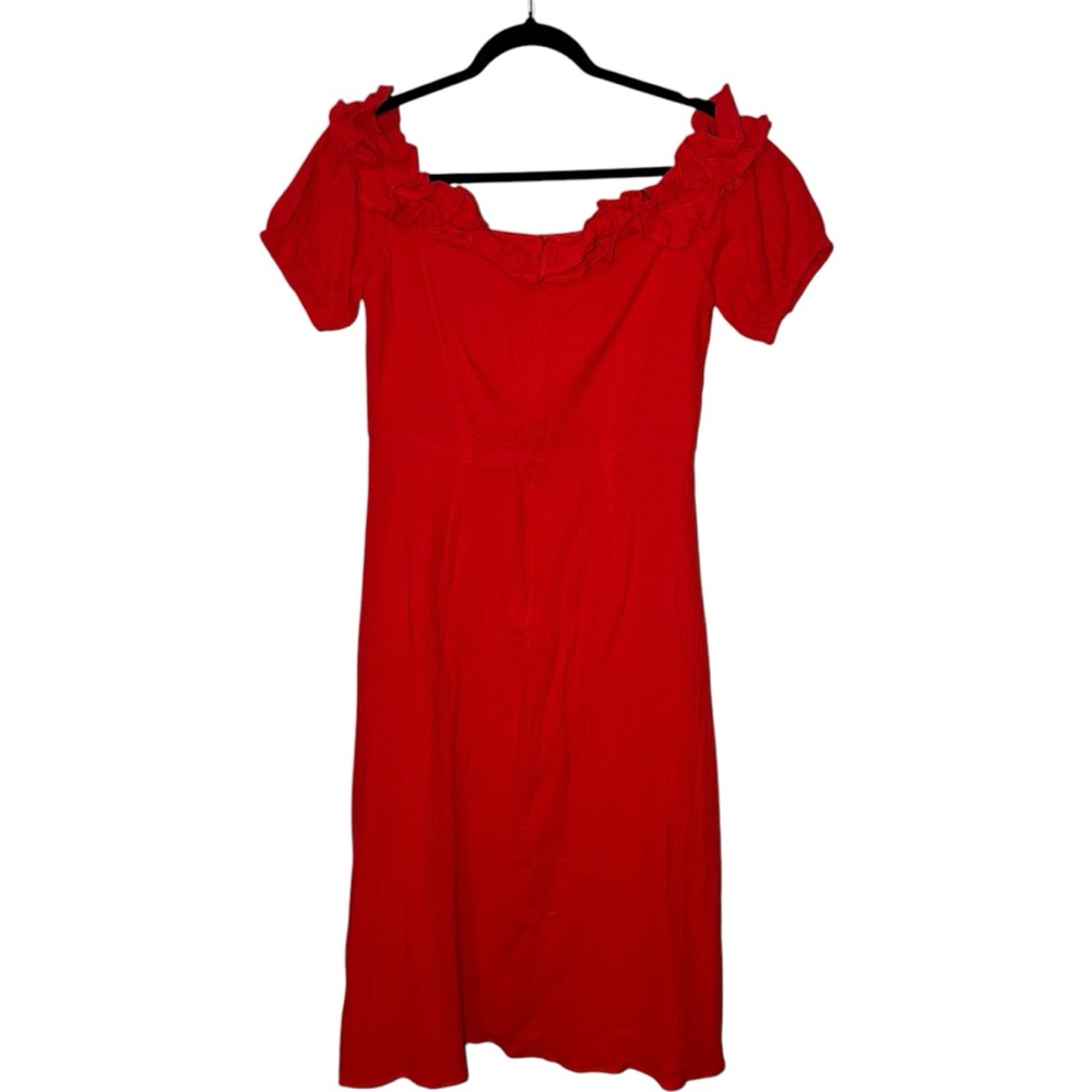 Sugarlips - Barcelona Red Midi‎ Dress - Picture 3 of 8